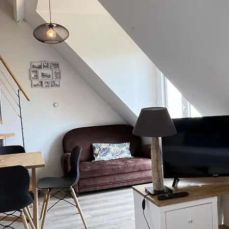 Accès Direct Plage, T3 Mezzanine, 4 Pers, Balcon, Parking, Proche Thalasso à - Fr-1-487-357