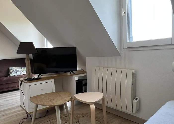 Acces Direct Plage, T3 Mezzanine, 4 Pers, Balcon, Parking, Proche Thalasso A - Fr-1-487-357 קאבורג