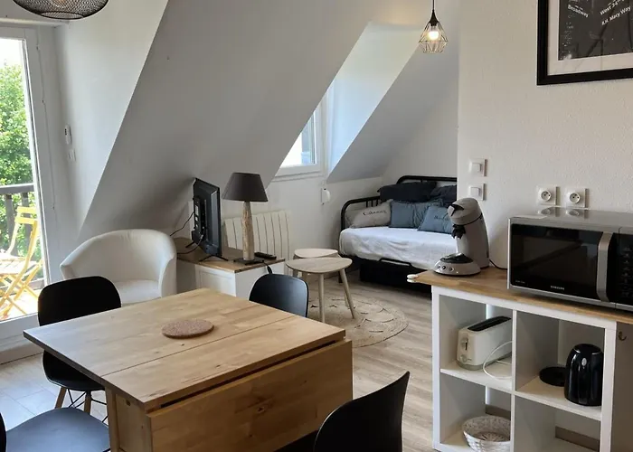 Acces Direct Plage, T3 Mezzanine, 4 Pers, Balcon, Parking, Proche Thalasso A - Fr-1-487-357 * קאבורג